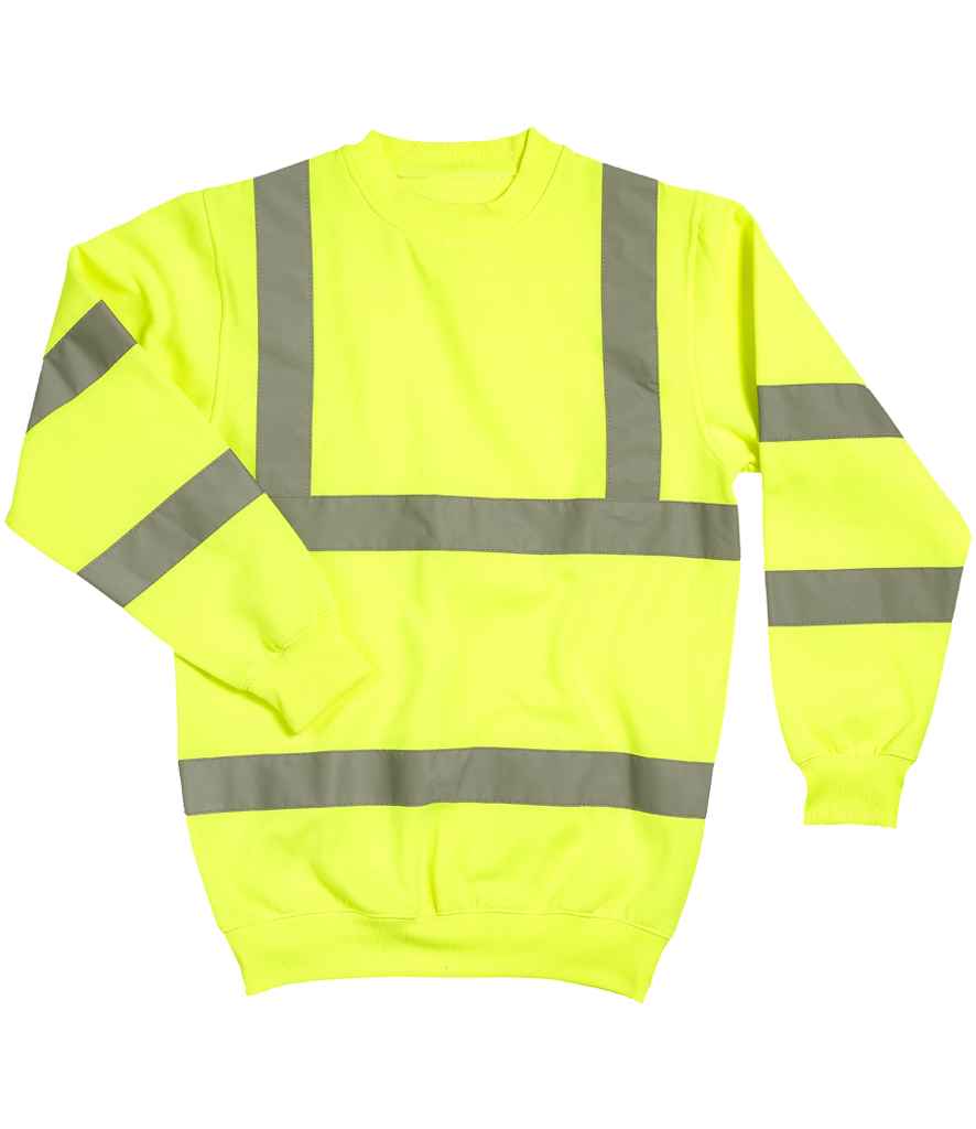 Warrior Hi-Vis Sweatshirt | Fluorescent Yellow