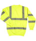 Warrior Hi-Vis Sweatshirt | Fluorescent Yellow