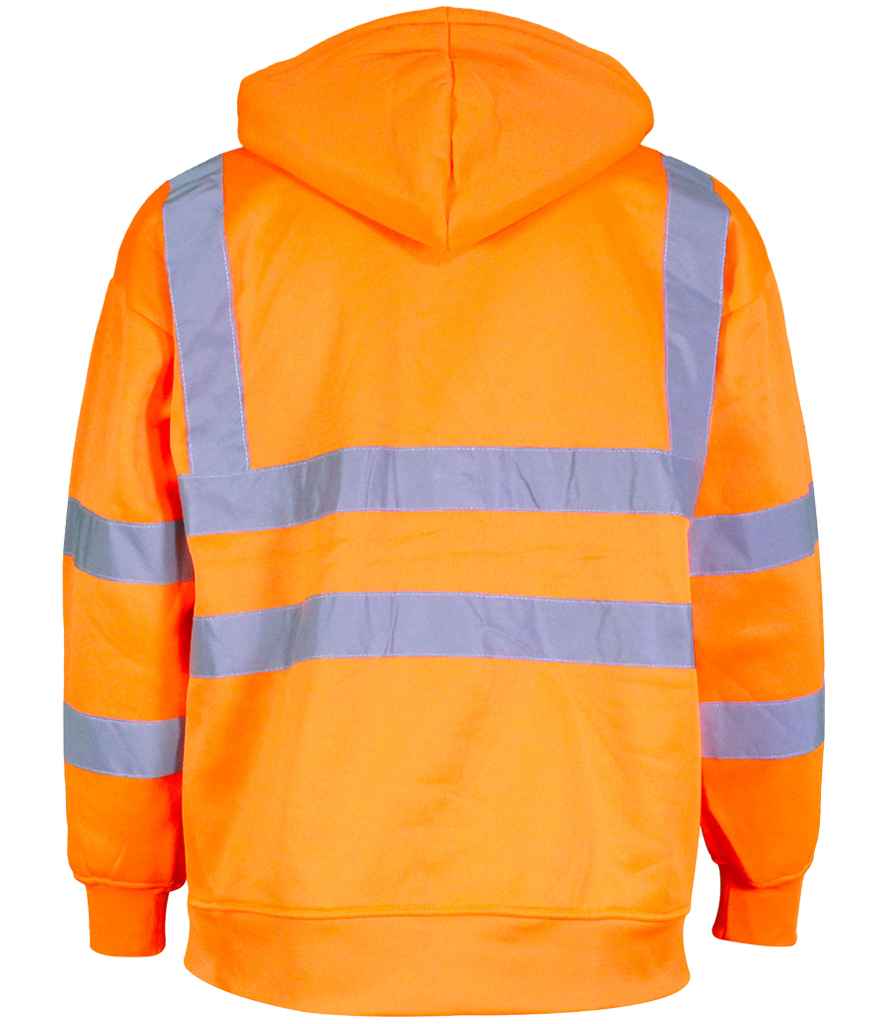 Warrior Hi-Vis Pull On Hoodie | Fluorescent Orange