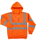 Warrior Hi-Vis Pull On Hoodie | Fluorescent Orange