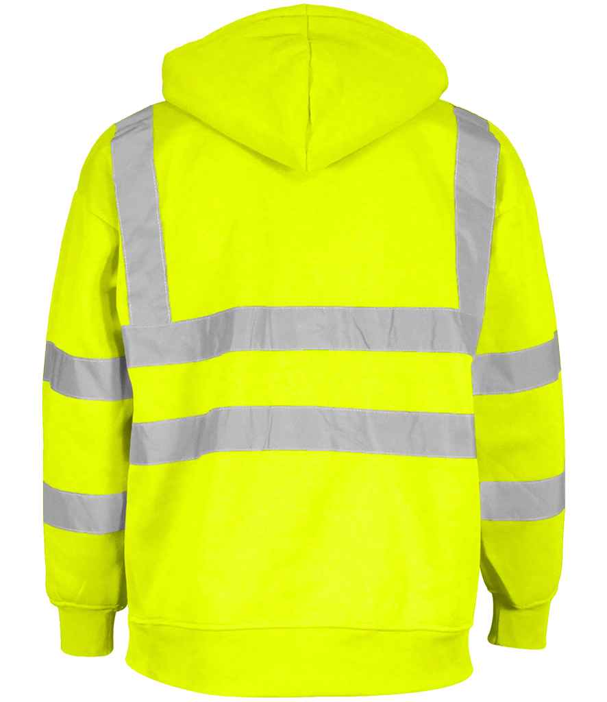 Warrior Hi-Vis Pull On Hoodie | Fluorescent Yellow
