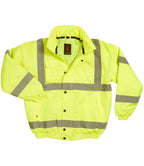 Warrior Hi-Vis Bomber Jacket | Fluorescent Yellow