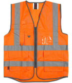 Warrior Hi-Vis Executive Waistcoat | Orange