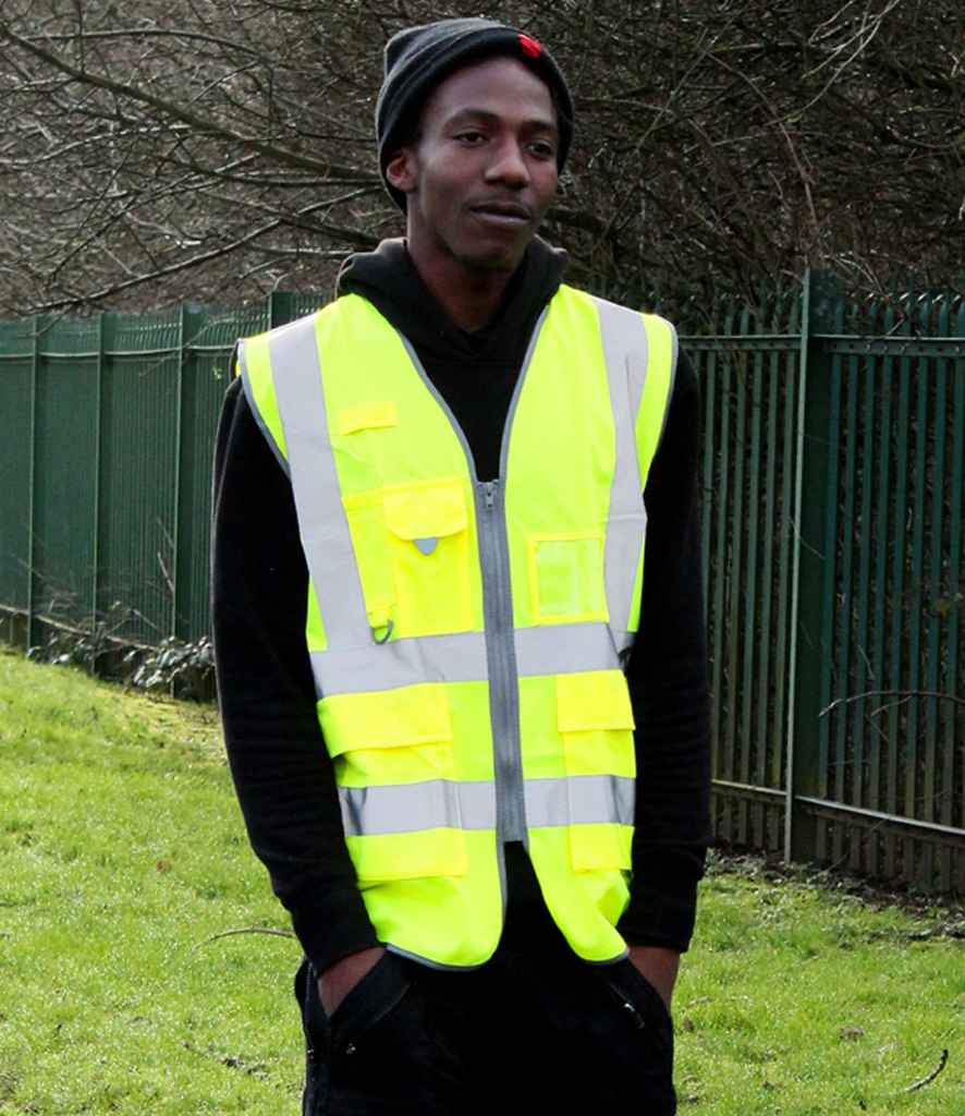 Warrior Hi-Vis Executive Waistcoat | Yellow
