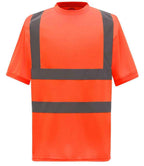 Yoko Hi-Vis Short Sleeve T-Shirt | Orange