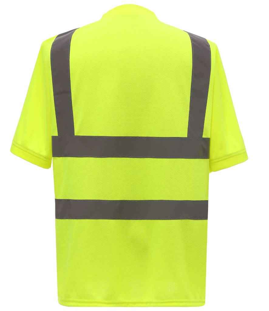 Yoko Hi-Vis Short Sleeve T-Shirt | Yellow