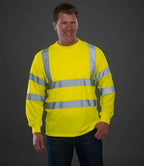 Yoko Hi-Vis Long Sleeve T-Shirt | Yellow