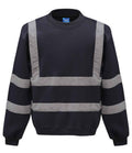 Yoko Hi-Vis Sweatshirt | Navy