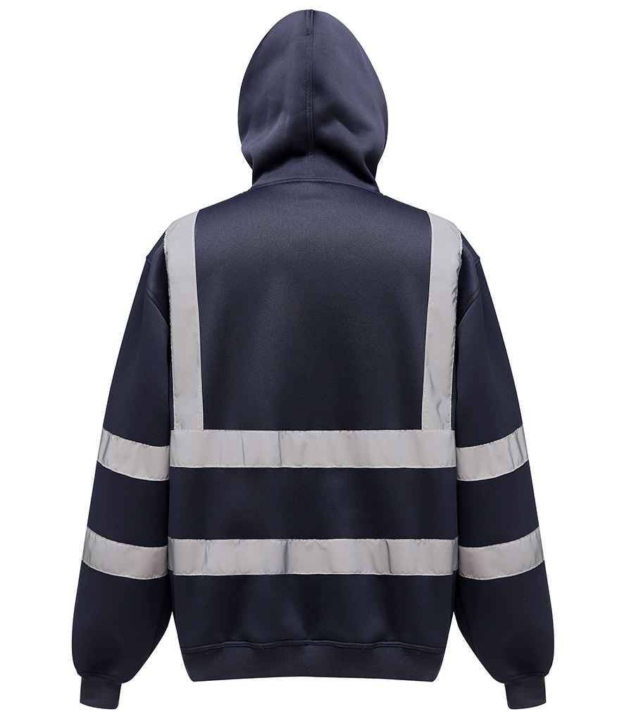 Yoko Hi-Vis Pull Over Hoodie | Navy