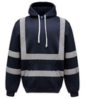 Yoko Hi-Vis Pull Over Hoodie | Navy