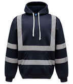 Yoko Hi-Vis Pull Over Hoodie | Navy