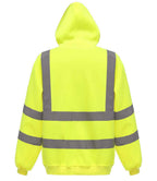 Yoko Hi-Vis Pull Over Hoodie | Yellow