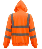Yoko Hi-Vis Zip Hoodie | Orange