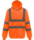 Yoko Hi-Vis Zip Hoodie | Orange