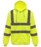 Yoko Hi-Vis Zip Hoodie | Yellow