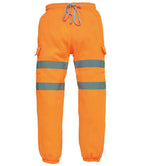 Yoko Hi-Vis Jog Pants | Orange