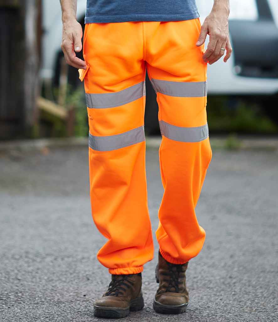 Yoko Hi-Vis Jog Pants | Orange