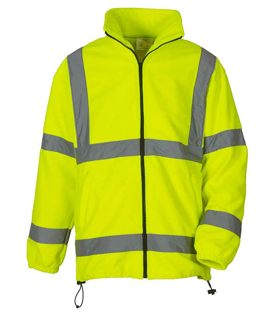 Yoko Hi-Vis Heavyweight Fleece Jacket | Yellow