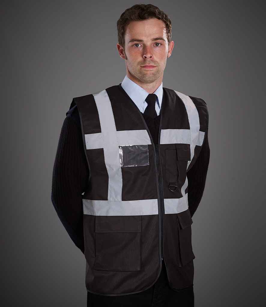 Yoko Executive Waistcoat | Black