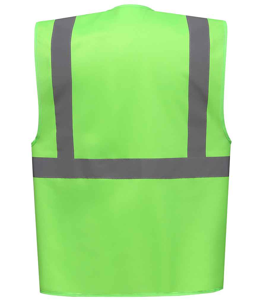 Yoko Executive Waistcoat | Lime Green