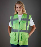 Yoko Executive Waistcoat | Lime Green