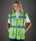 Yoko Executive Waistcoat | Lime Green