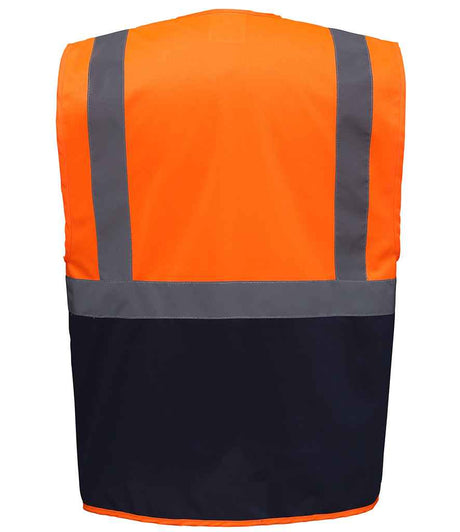 YK103 Orange/Navy Back