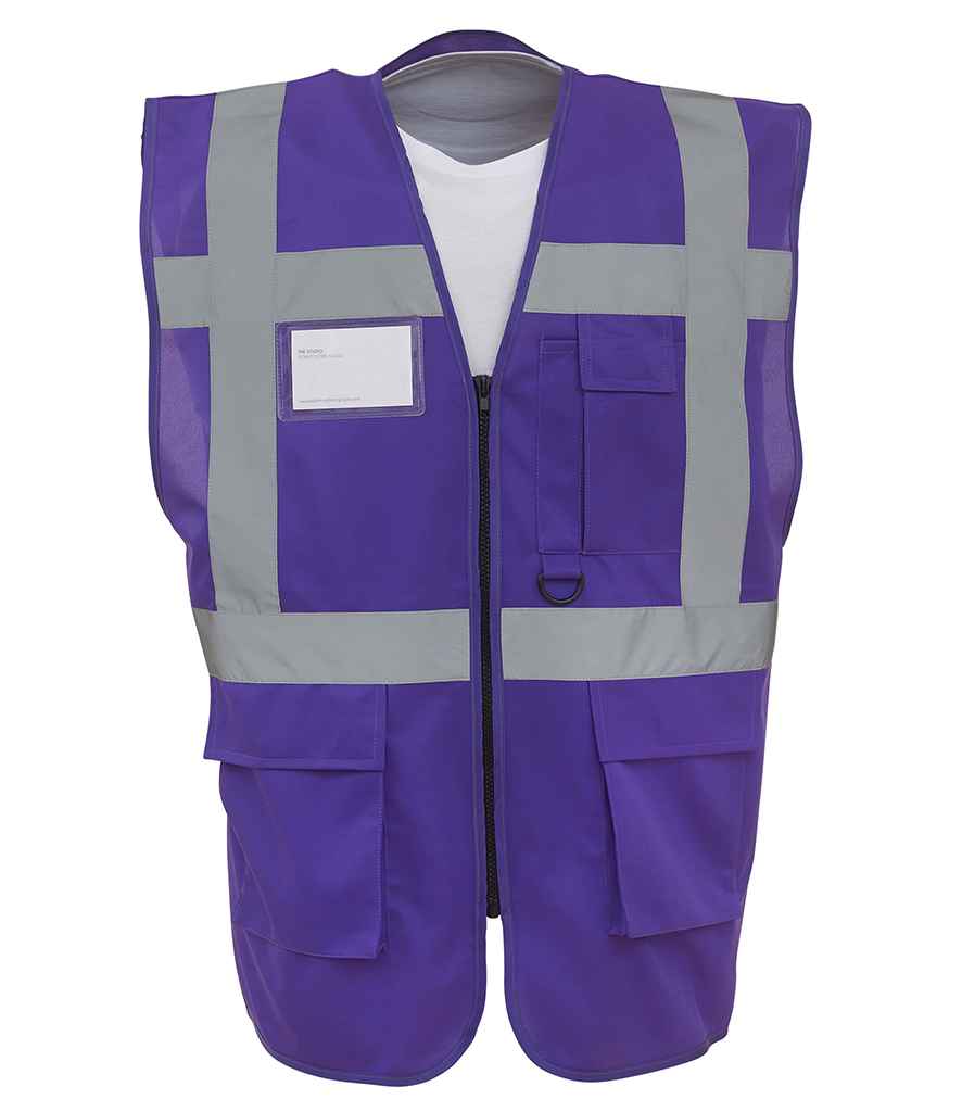 Yoko Executive Waistcoat | Purple