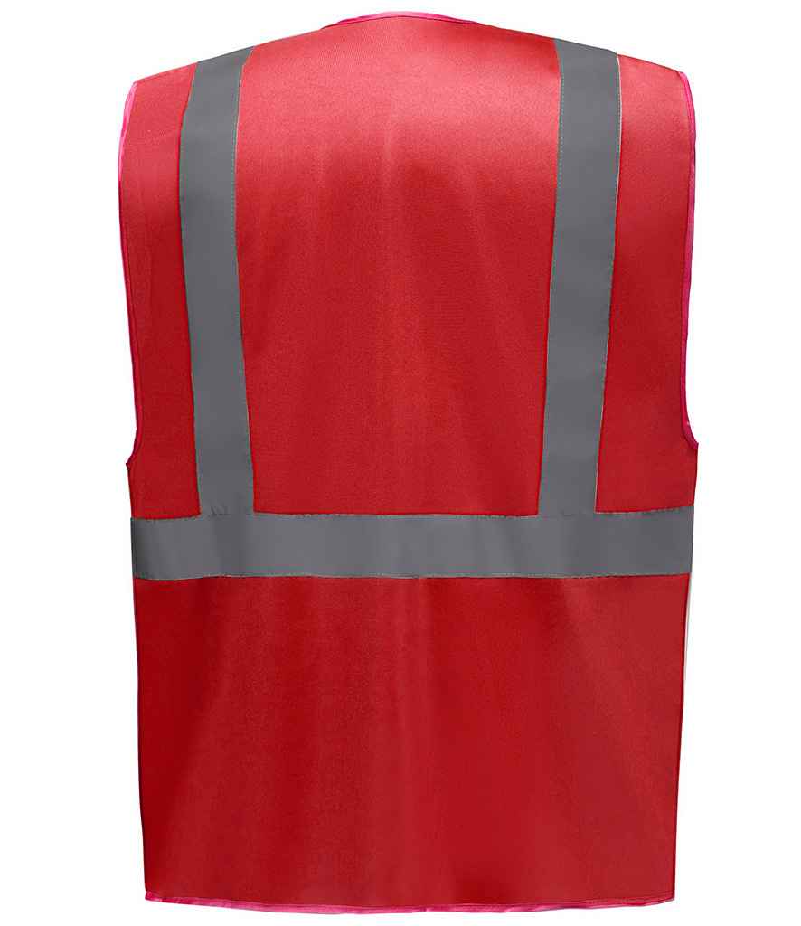 Yoko Executive Waistcoat | Red