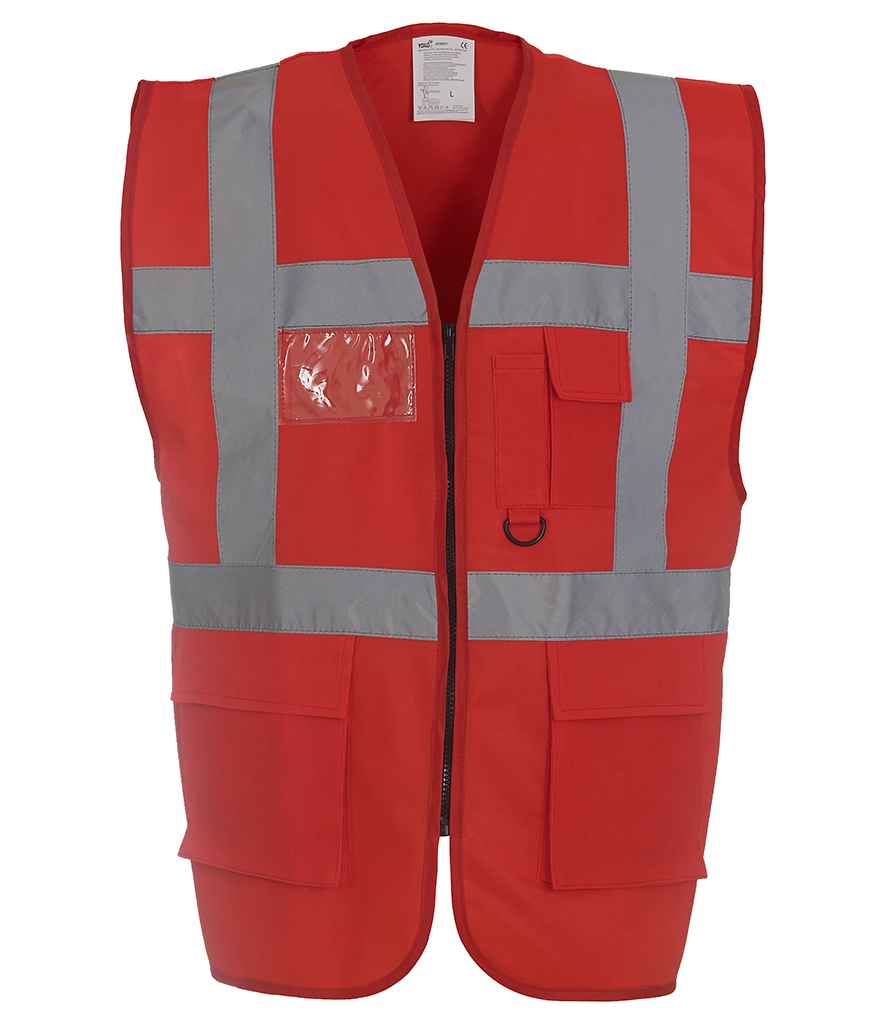 Yoko Executive Waistcoat | Red