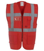 Yoko Executive Waistcoat | Red