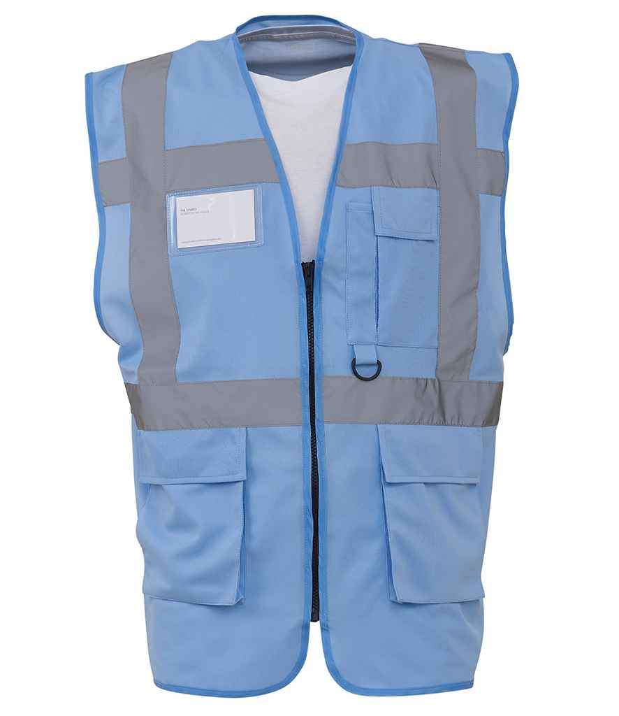Yoko Executive Waistcoat | Sky Blue