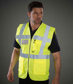 Yoko Executive Waistcoat | Yellow