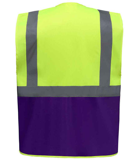 YK103 Yellow/Purple Back