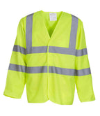 Yoko Hi-Vis Long Sleeve Jacket | Yellow