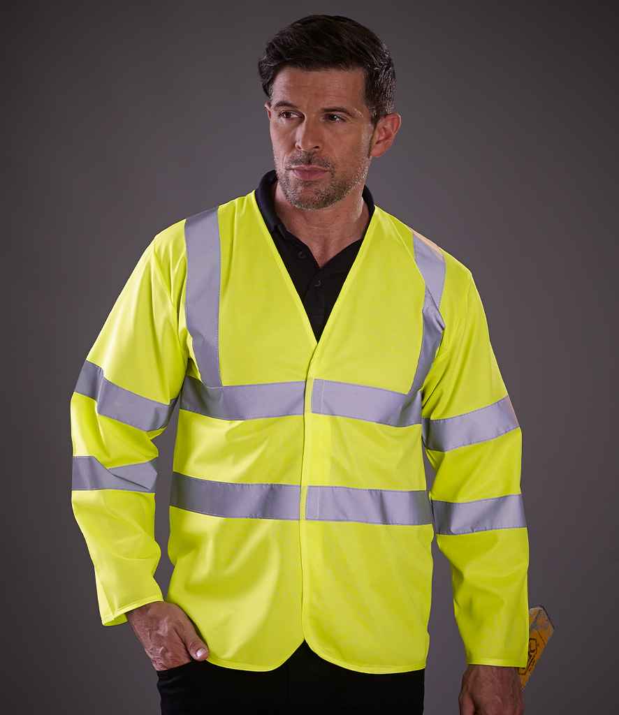 Yoko Hi-Vis Long Sleeve Jacket | Yellow