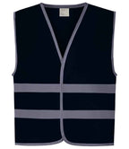 Yoko Kids Hi-Vis Two Band Waistcoat | Navy