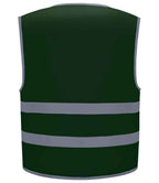 Yoko Kids Hi-Vis Two Band Waistcoat | Paramedic Green