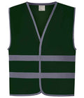 Yoko Kids Hi-Vis Two Band Waistcoat | Paramedic Green