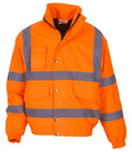Yoko Hi-Vis Classic Bomber Jacket | Orange