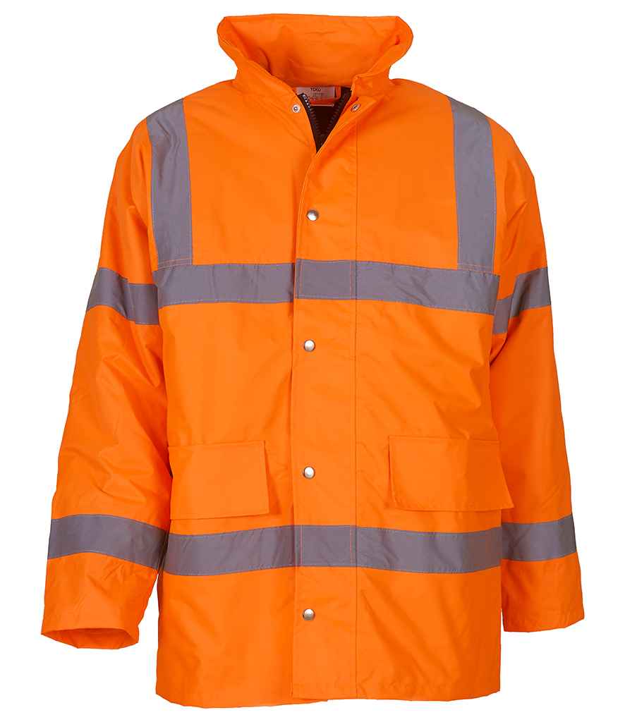 Yoko Hi-Vis Classic Motorway Jacket | Orange