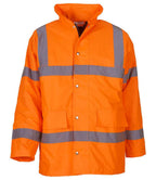 Yoko Hi-Vis Classic Motorway Jacket | Orange