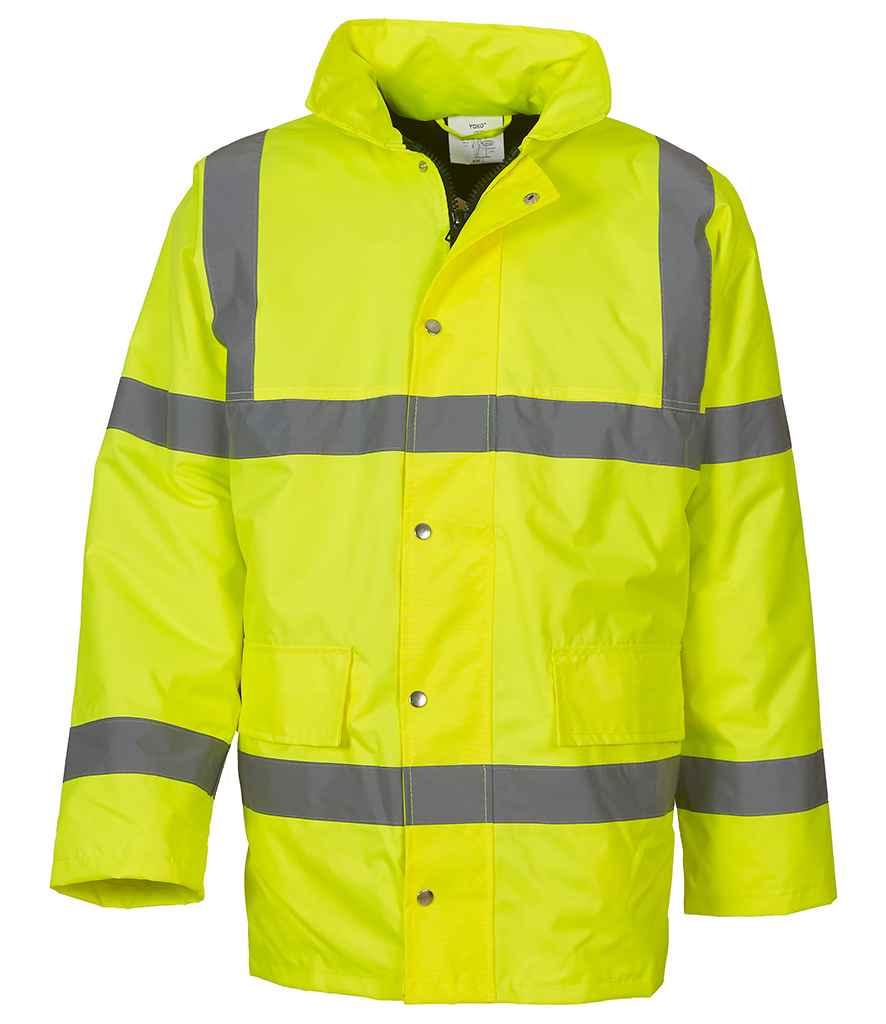 Yoko Hi-Vis Classic Motorway Jacket | Yellow