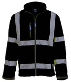 Yoko Hi-Vis Soft Shell Jacket | Black