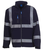 Yoko Hi-Vis Soft Shell Jacket | Navy