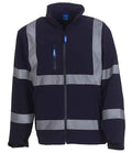 Yoko Hi-Vis Soft Shell Jacket | Navy