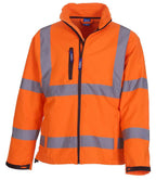 Yoko Hi-Vis Soft Shell Jacket | Orange