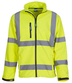 Yoko Hi-Vis Soft Shell Jacket | Yellow