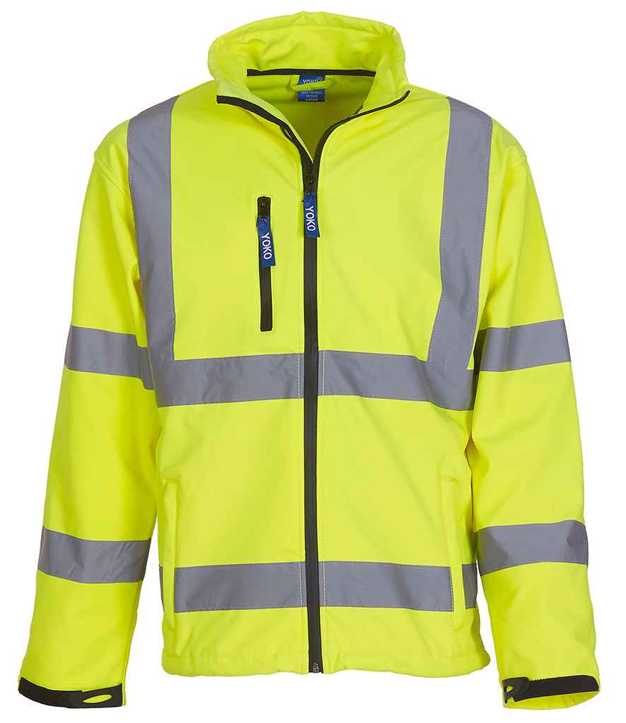 Yoko Hi-Vis Soft Shell Jacket | Yellow