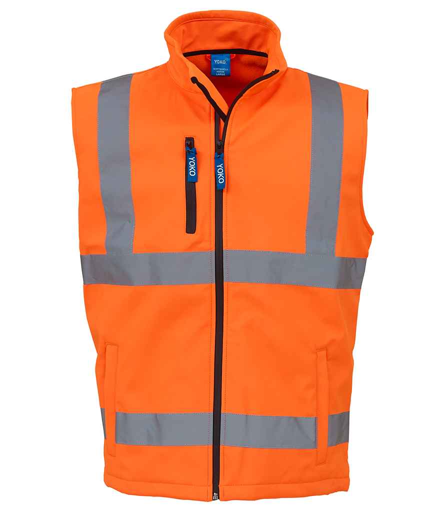 Yoko Hi-Vis Soft Shell Gilet | Orange